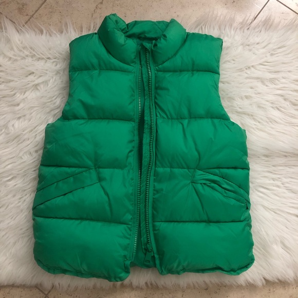 NWOT H&M Kids Green Puffer Vest - Picture 4 of 8
